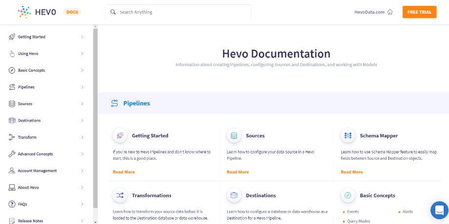 Fivetran vs Segment vs Hevo - Hevo Data Documentation